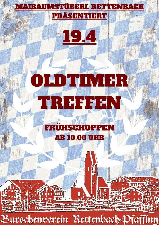 Flyer für Oldtimer Treffen in Pfaffing
