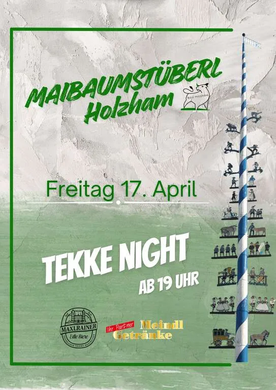 Flyer für Tekke Night in Bruckmühl