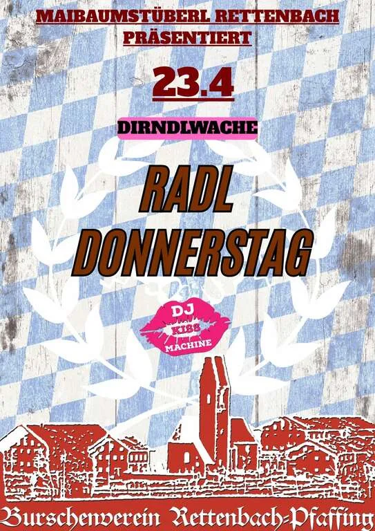 Flyer für Radl Donnerstag in Pfaffing