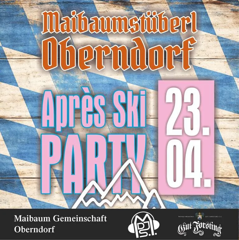 Flyer für Apres-Ski Party in Ebersberg