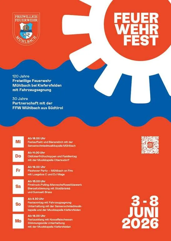 Flyer für Festauftakt mit Bieranstich in Kiefersfelden