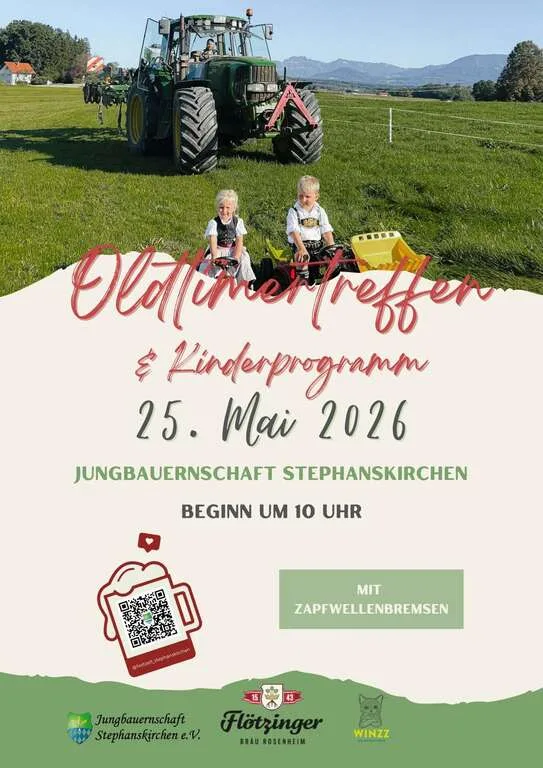 Flyer für Oldtimertreffen in Stephanskirchen
