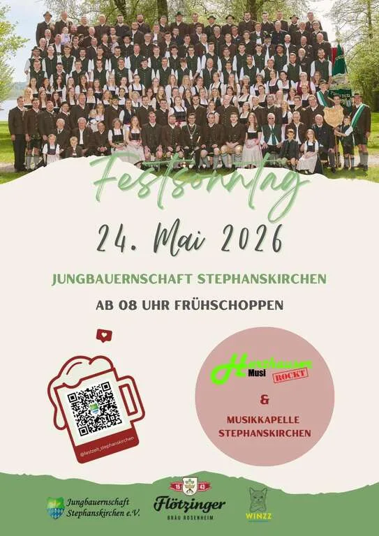Flyer für Festsonntag in Stephanskirchen
