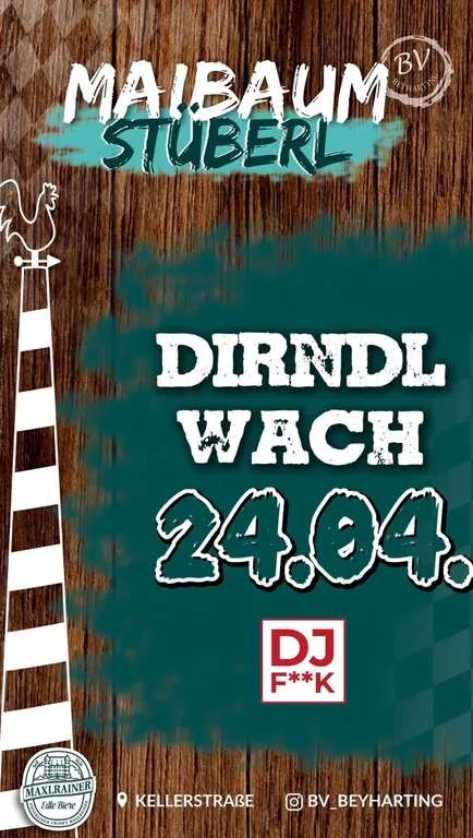 Flyer für Dirndl Wach in Beyharting