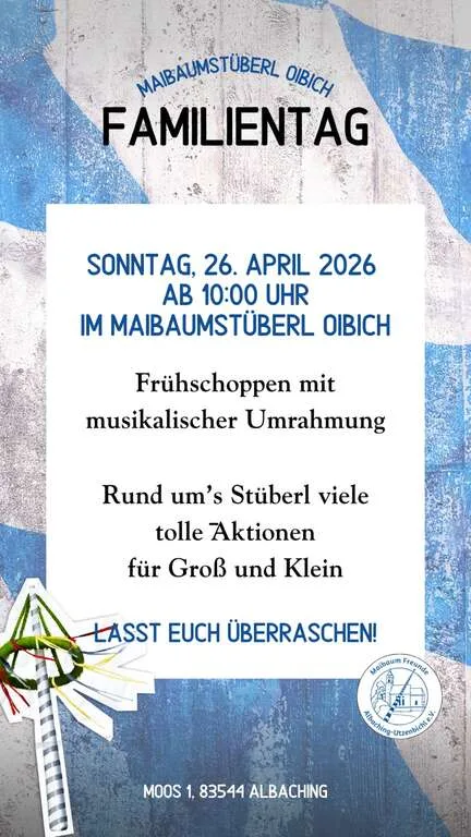 Flyer für Familientag in Albaching
