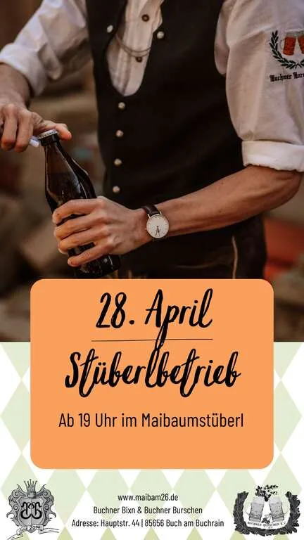 Flyer für Stüberlbetrieb in Mitterbuch