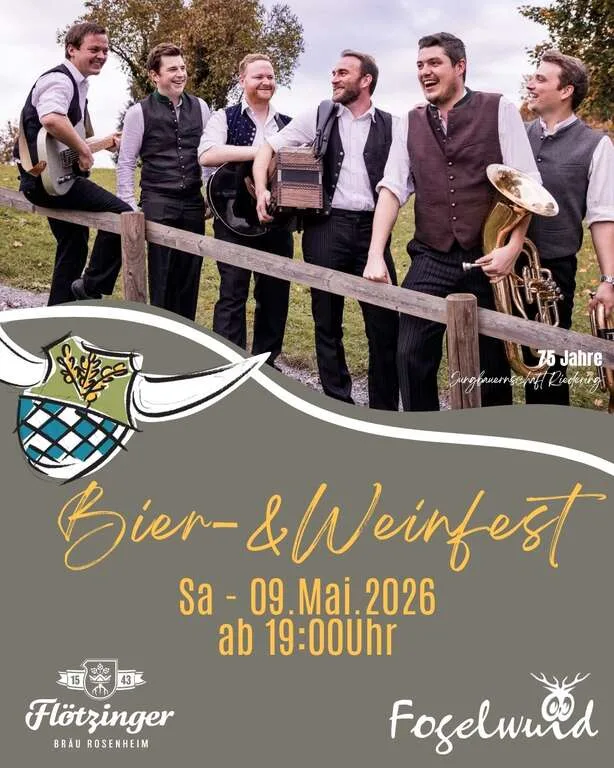 Flyer für Bier & Weinfest