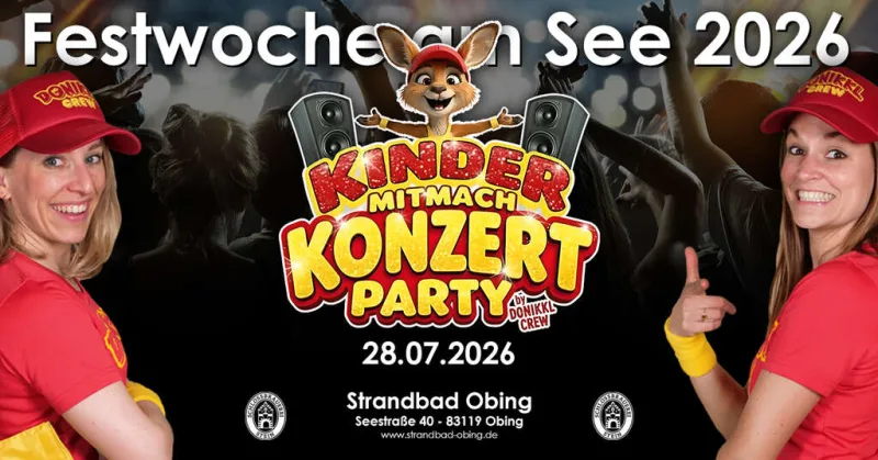 Flyer für Donikkl Crew - Kinder-Konzert in Obing