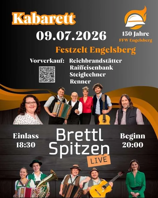 Flyer für Kabarett in Engelsberg
