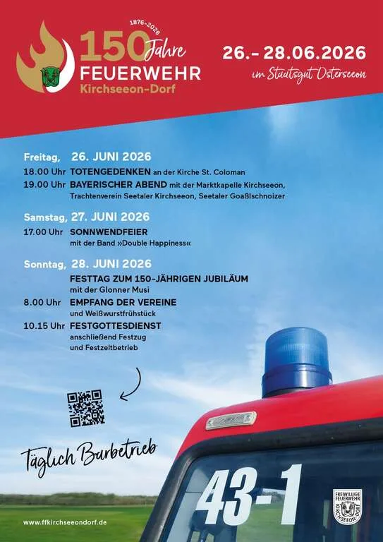Flyer für Sonnwendfeier in Kirchseeon