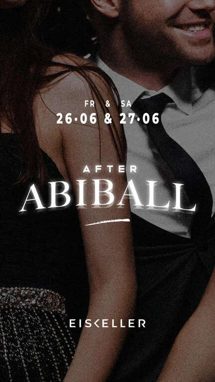 Flyer für after abi-ball party in Aschau im Chiemgau