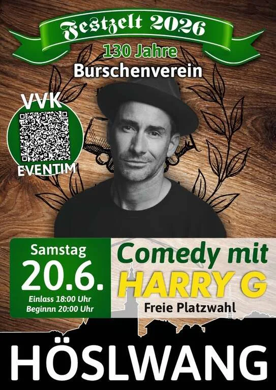Flyer für HARRY G HÖSLWANG in Höslwang