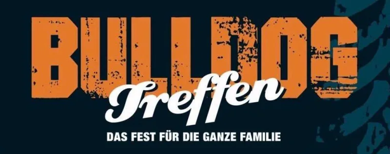 Flyer für Bulldogtreffen in Prien am Chiemsee
