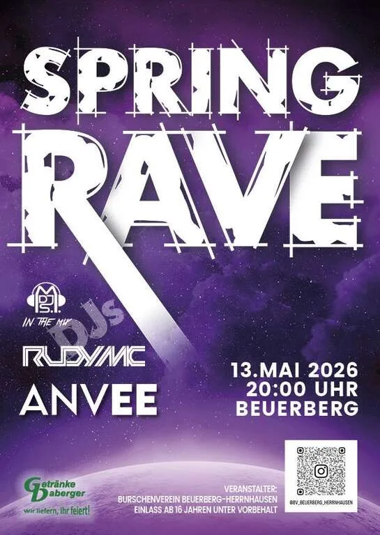 Flyer für Springrave Beuerberg in Eurasburg