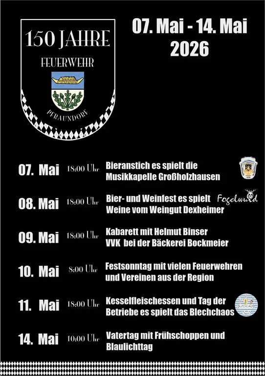 Flyer für Kesselfleischessen in Raubling