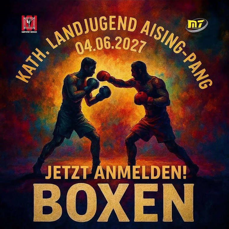 Flyer für Burschen Boxen