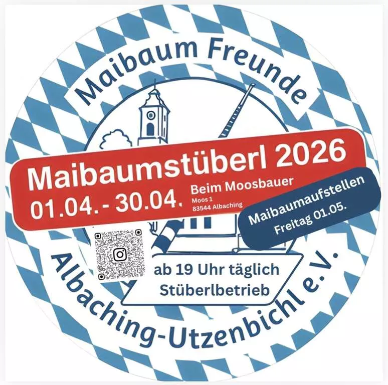 Flyer für Maibaumaufstellen in Kalteneck